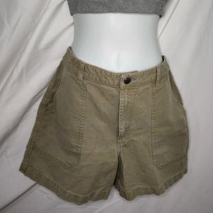 Patagonia Womens Tan Organic Cotton Shorts Sz 12